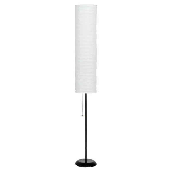 58-inch Floor Lamp With Rice Paper Shade