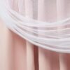 Sheer Hidden Tab/Rod Pocket Top Curtain Panel Pair, 52"x84", Rose Blush, Set of 2 - Image 2