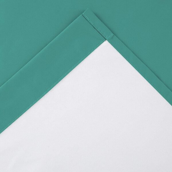 1 Pair of Teal Kitchen Window Tiers - 30 x 36 inch - Image 3