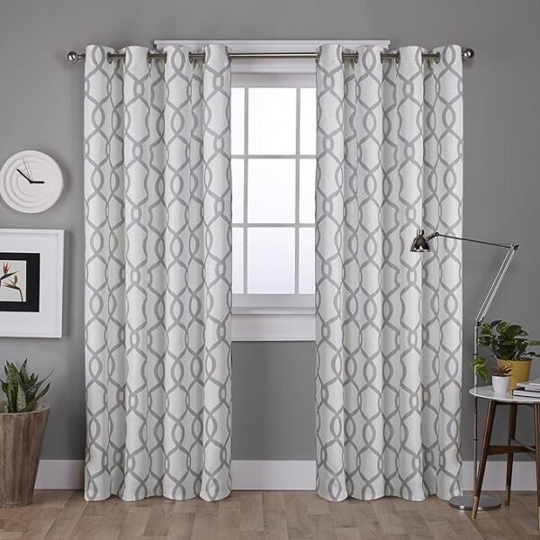 Exclusive Home Curtains Exclusive Home Kochi Light Filtering Linen Blend Grommet 54x108