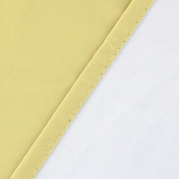 Set of 2 Blackout Insulated Curtain Tiers - 27"w X 36"l-yellow - Image 4
